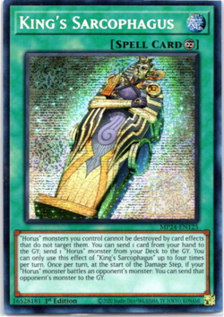King's Sarcophagus - MP24-EN125 - Prismatic Secret Rare 1st Edition Yugioh - Image 1