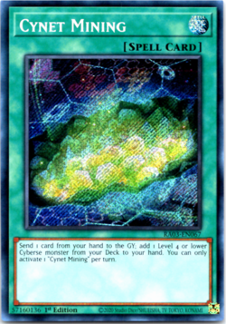 Cynet Mining - RA03-EN067 - Secret Rare - 1st Edition Yugioh - Image 1