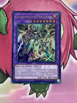 YUGIOH SECRETERION DRAGON ULTRA RARE 1ST NEAR MINT DUAD-EN037 - Image 1