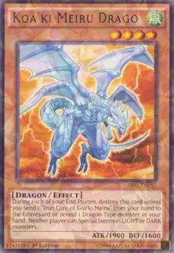 1x (LP) Koa'ki Meiru Drago - BP03-EN057 - Shatterfoil - 1st Edition YuGiOh - Image 1