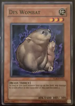 YuGiOh Des Wombat TLM-EN031 - Image 1