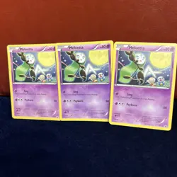 Meloetta BW68 Black & White Black Star Promo Pokemon Card 3 - Image 1
