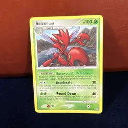 Scizor 25/100 Stormfront Rare Pokemon Card Non-Holo - Image 1