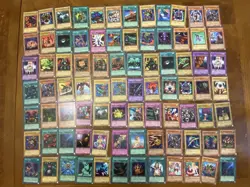84 Konami Yu-Gi-Oh Card Large Lot Some May Be RareU VG Condition See Photos - Image 1