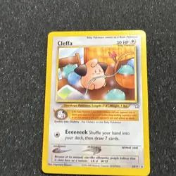 Cleffa 20/111 Neo Genesis Rare Pokemon Card MP - Image 1