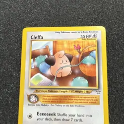 Cleffa 20/111 Neo Genesis Rare Pokemon Card MP - Image 2
