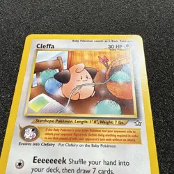 Cleffa 20/111 Neo Genesis Rare Pokemon Card MP - Image 4