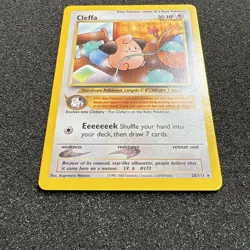 Cleffa 20/111 Neo Genesis Rare Pokemon Card MP - Image 5