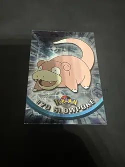 #79 Slowpoke - Pokemon Topps Silver Holo Card - Image 1