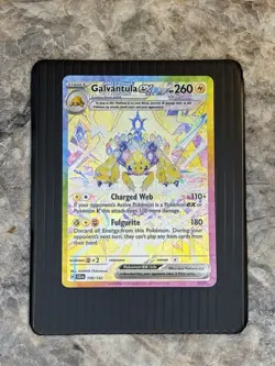 Pokemon TCG Galvantula EX Stellar Crown Holo Card 168/142 Sv07 - Image 1