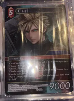 Cloud 25-006L M/NM Final Fantasy Trading Card Game FFTCG - Image 1