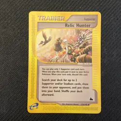 Relic Hunter 120/144 Skyridge Uncommon English Pokemon Card - NM - Image 1