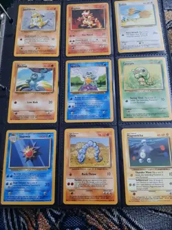 WOTC vintage pokemon card lot non holos base, fossil, jungle for complete sets - Image 1