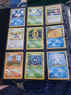 WOTC vintage pokemon card lot non holos base, fossil, jungle for complete sets - Image 2