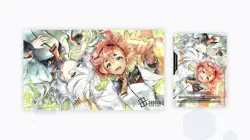 LAST ONE! Gundam Official Playmat and Card - Suletta & Miorine [EVX02] Sealed - Image 1