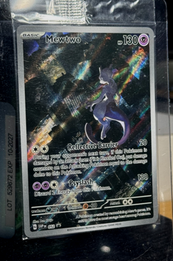 Pokemon Mewtwo 052 Sv: Scarlet & Violet 151 UPC Promo Card SEALED - Image 3