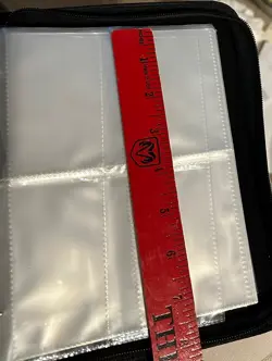 Trading Card Binder with 50 Removeable Sleeves (400 Card Capacity). New - Image 3