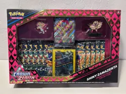 Pokemon TCG Cards Crown Zenith Premium Figure Collection Shiny Zamazenta NEW 820650851636 - Image 1