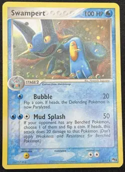 Swampert 5/17 Non-Holo 2004 POP Series Pokemon Card MP - Image 1