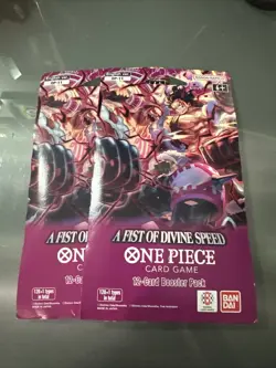 Lot Of 2 A Fist Of Divine Speed Booster Pack One Piece Card Game OP-11 English - Image 2
