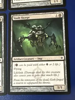Vault Skirge X4 New Phyrexia Ex Condition See Pics Front Back - Image 2