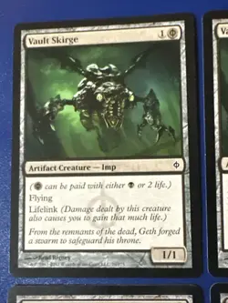 Vault Skirge X4 New Phyrexia Ex Condition See Pics Front Back - Image 4
