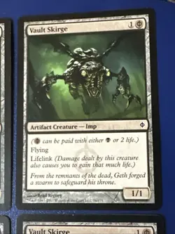 Vault Skirge X4 New Phyrexia Ex Condition See Pics Front Back - Image 5