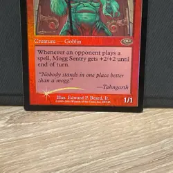 MTG Magic The Gathering- MOGG SENTRY, Planeshift, Foil - Image 2
