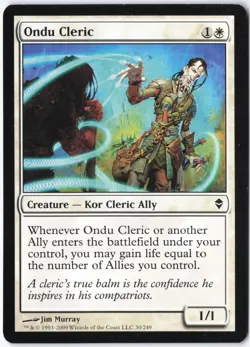 Ondu Cleric C Zendikar 30 MP - Image 1