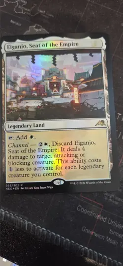 MtG Eiganjo, Seat of the Empire Foil - Image 1