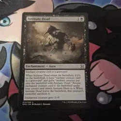 MTG Animate Dead Eternal Masters Uncommon Enchantment - NM - Image 1