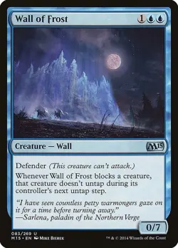 Wall of Frost U Magic 2015 (M15) 83 NM - Image 1