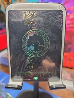 Forest (Phyrexian) - Full Art (Oil Slick Raised Foil) Phyrexia: All Will Be One - Image 1