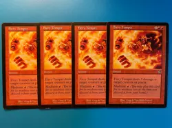 MTG 4x Fiery Temper # 97 Torment Pauper Modern Magic the Gathering x4 LP - Image 1
