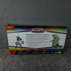 Pokemon TCG Prismatic Evolutions Lucario Ex + Tyranitar Ex Premium Collection X2 - Image 5