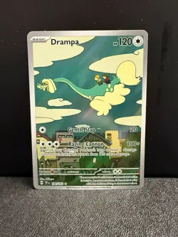 2024 Pokemon Drampa Illustration Rare 184/162 TEF Temporal Forces NM - Image 1