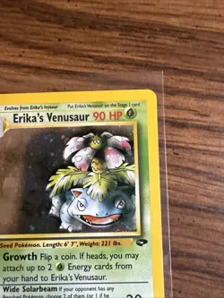 Pokemon Gym Challenge Erika’s Venusaur 4/132 1st Edition Holo NM Near Mint - Image 4