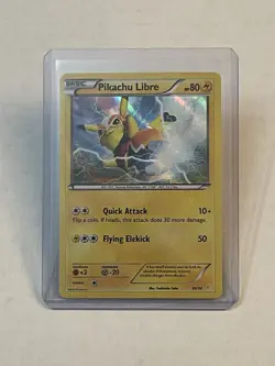 Pokemon TCG Pikachu Libre 30/30 XY Trainer Kit Holo 2016 LP - Image 1