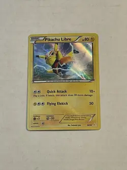 Pokemon TCG Pikachu Libre 30/30 XY Trainer Kit Holo 2016 LP - Image 3