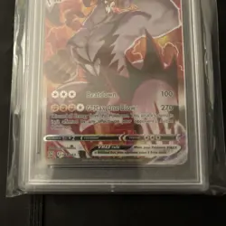 2021 Pokemon SWSH FA/SS Urshifu VMAX Battle styles Secret PSA 9 Mint # 168 - Image 3