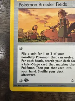 Pokemon Breeder Fields 62/64 Neo Revelation 1st Edition - NM- Pokemon WOTC 2001 - Image 4