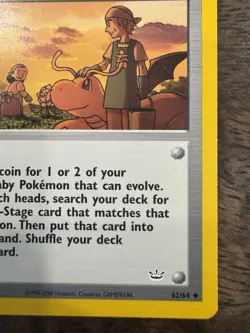 Pokemon Breeder Fields 62/64 Neo Revelation 1st Edition - NM- Pokemon WOTC 2001 - Image 5