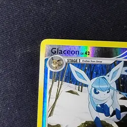 Pokemon TCG Glaceon 41/111 Rising Rivals Reverse Holo LP - Image 2