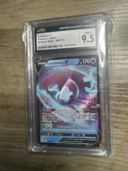 Pokemon Lumineon V 2022 Brilliant Stars 040/172 CGC Graded Mint + 9.5 - Image 2