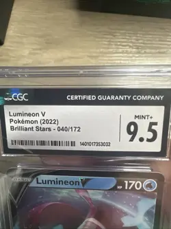 Pokemon Lumineon V 2022 Brilliant Stars 040/172 CGC Graded Mint + 9.5 - Image 5