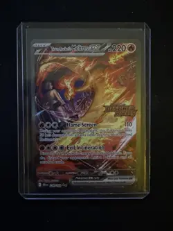 Team Rocket's Moltres ex Destined Rivals Stamp UPC Set Pokemon TCG 229/182 NM x3 - Image 3