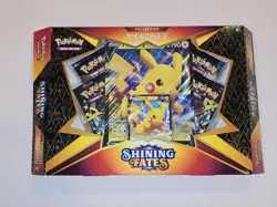 POKEMON: 1X Shining Fates Pikachu V Collection Box NEW OPEN BOX - Image 1