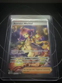 Acerola's Mischief 183/132 Secret Rare Pokemon TCG Mega Evolution NM - Image 1
