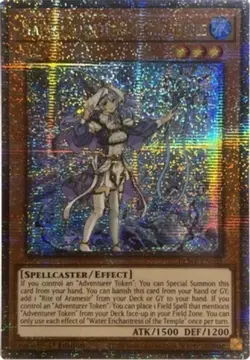 Yugioh! LP Water Enchantress of the Temple - BLMR-EN065 - Quarter Century Secret - Image 1