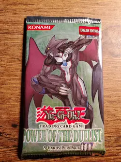 Yugioh Power of the Duelist 1st Edition English version sealed pack - Image 1